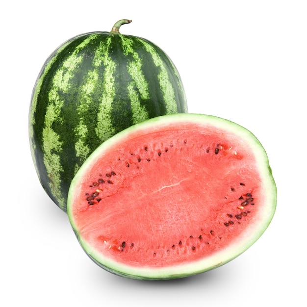 Watermelon isolated on white