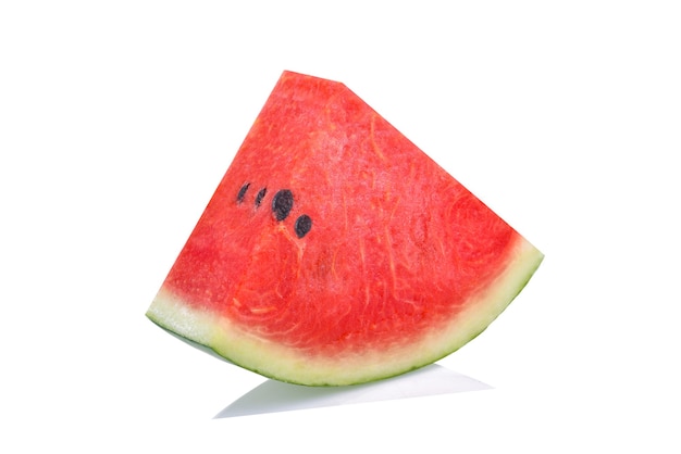 Watermelon slice isolate on white