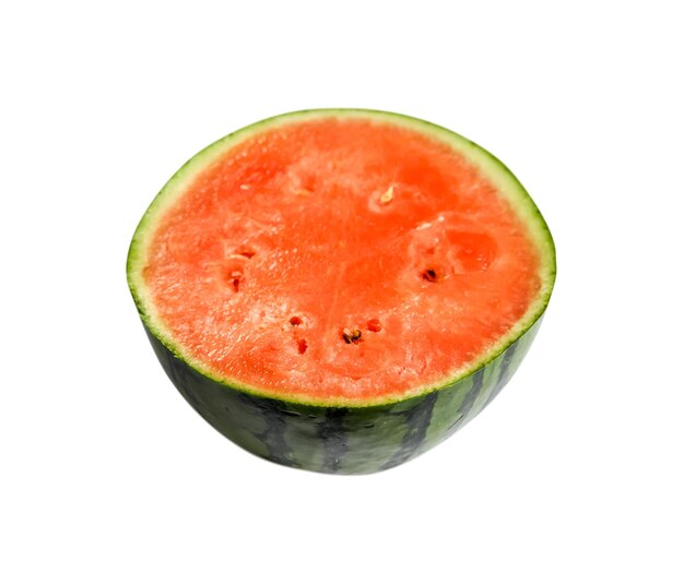 Watermelon slice isolated on white background