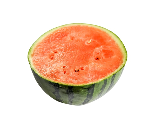 Watermelon slice isolated on white background