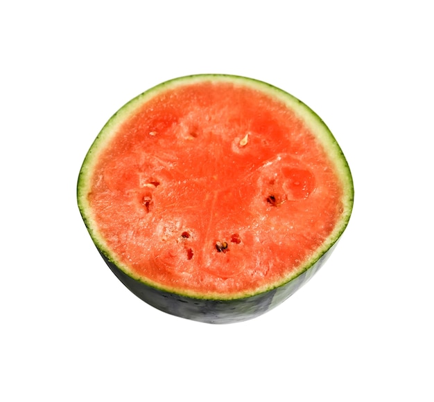 Watermelon slice isolated on white background