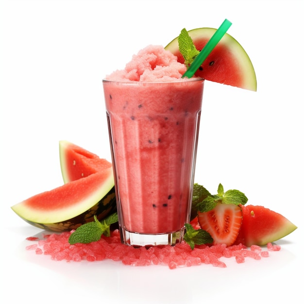 watermelon smoothie with fruits