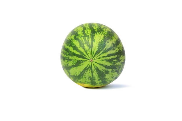 Watermelon on white