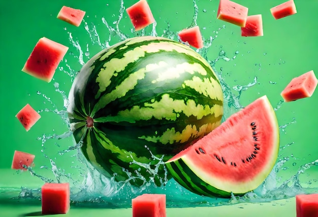 Photo a watermelon with the words  i love you  written on it