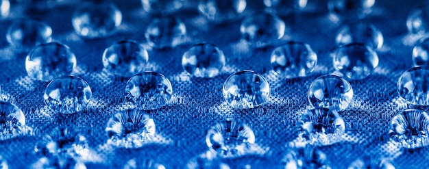 Waterproof nanofabric Protects against rain and bad weather conditions Macro