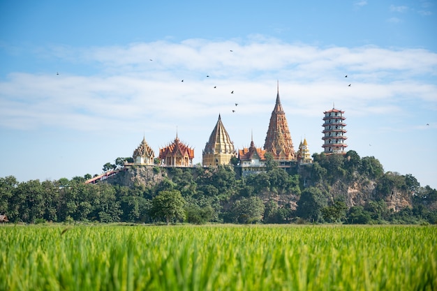 Wathumsua Kanchanaburi  Amphur Taamuang at Kanchanaburi Thailand This temple located on mountain