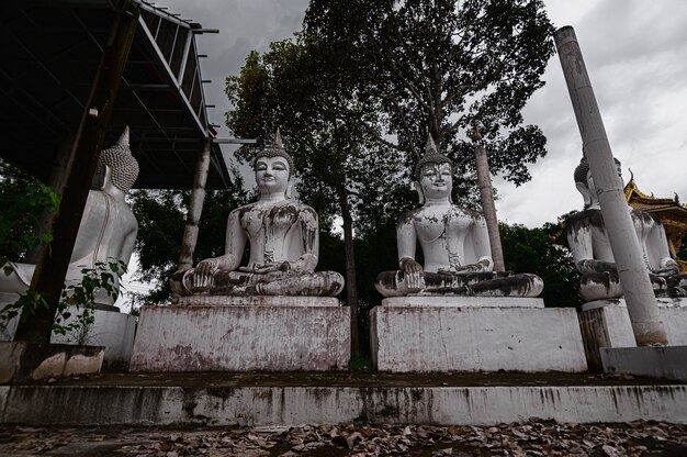 Watpapromyan Buddhist temple Respect, calms the mind. in Thailand, Chachoengsao Province