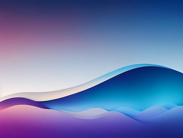 Wave background gradient minimalist style