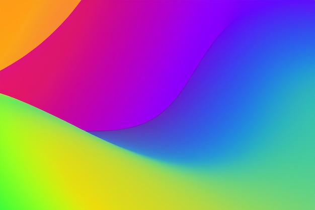 Wave color gradient abstract background