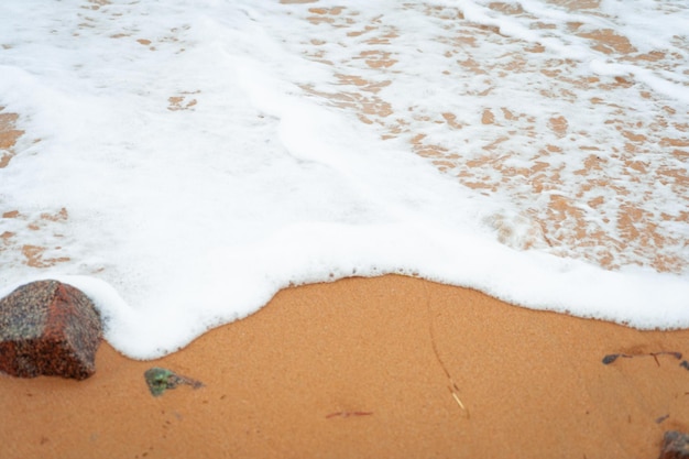 Wave covering the sea