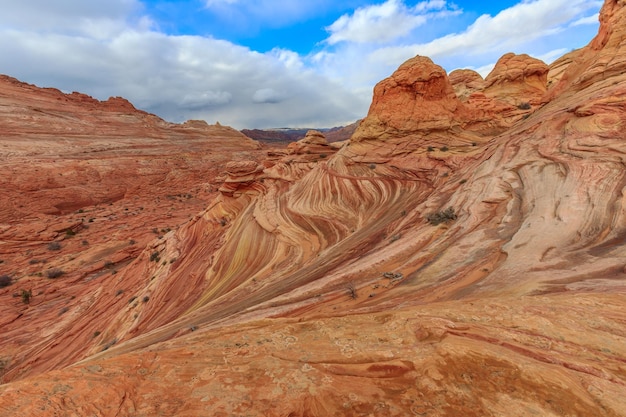 The Wave, Coyote Buttes, Arizona, United States.