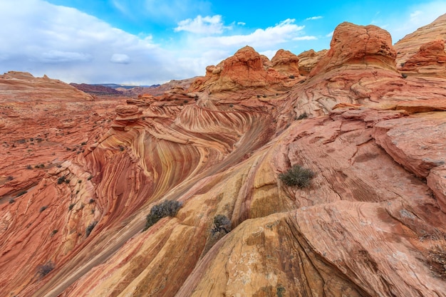 The Wave, Coyote Buttes, Arizona, United States.