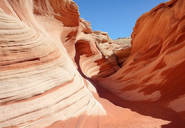 The Wave Sandstone Formations nature landscape Canyon in deserts