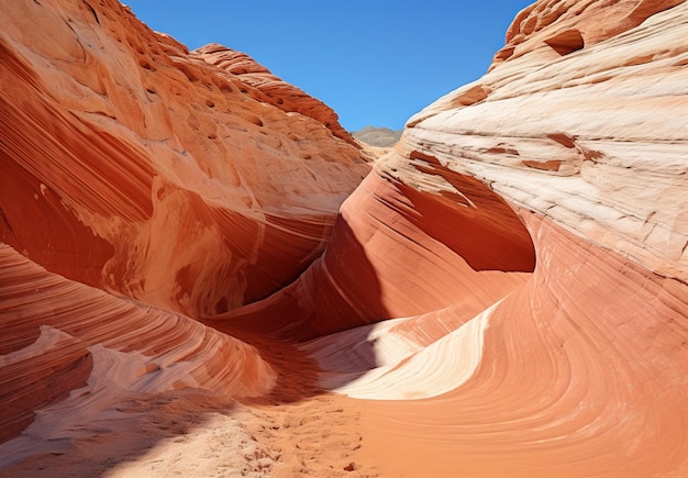 The Wave Sandstone Formations nature landscape Canyon in deserts