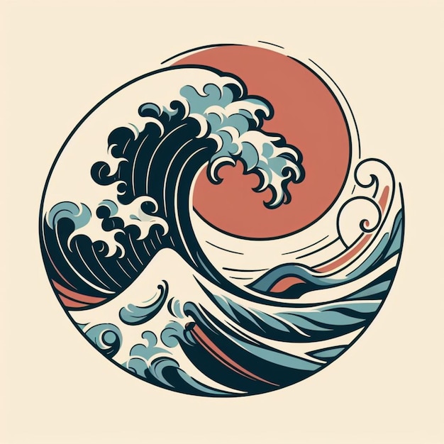 wave tattoo tattoo design