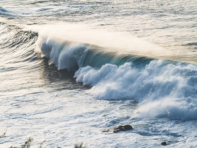 Waves breaking on the north coast of Tenerife