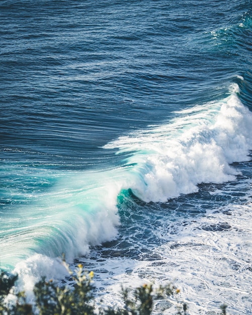 Waves breaking on the north coast of Tenerife