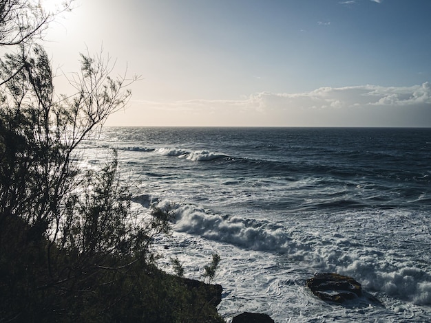 Waves breaking on the north coast of Tenerife