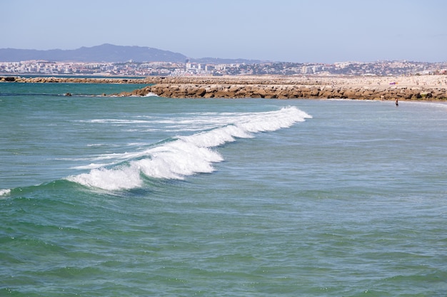 Waves on the coast