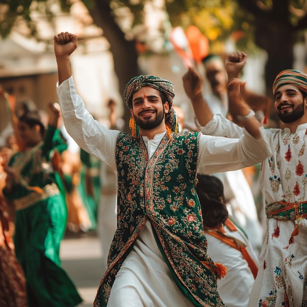 Photo waves of freedom celebrating pakistans independence day