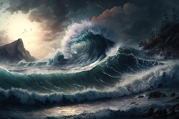 waves in the ocean