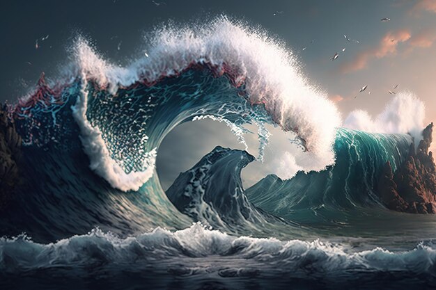 waves in the ocean