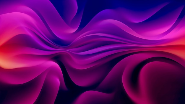 Waves in Purple Colors