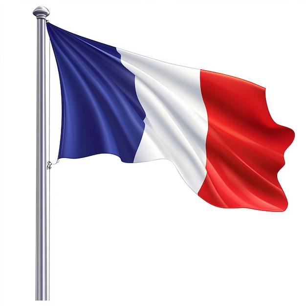 Waving French Flag