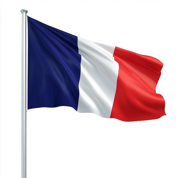 Waving French Flag