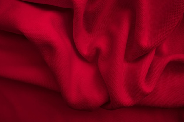 Wavy Cloth Red fabric background