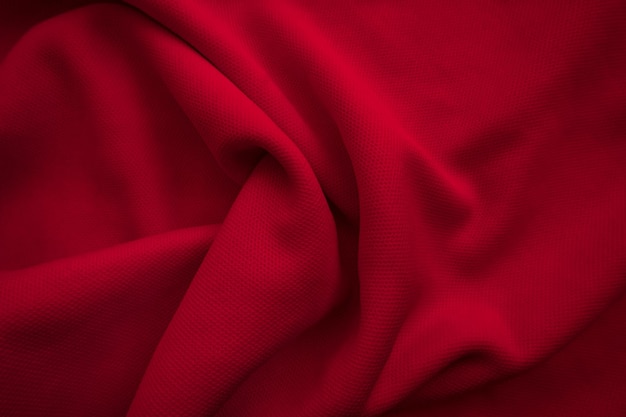 Wavy Cloth Red fabric background