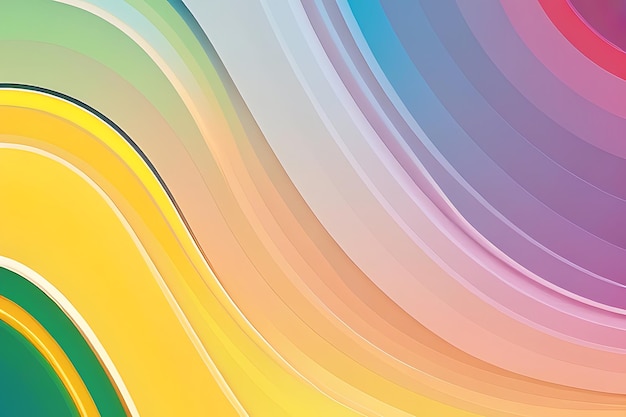 wavy colorful abstract background