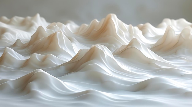 Wavy Lines Form Threedimensional Gypsum Background HD Illustrations