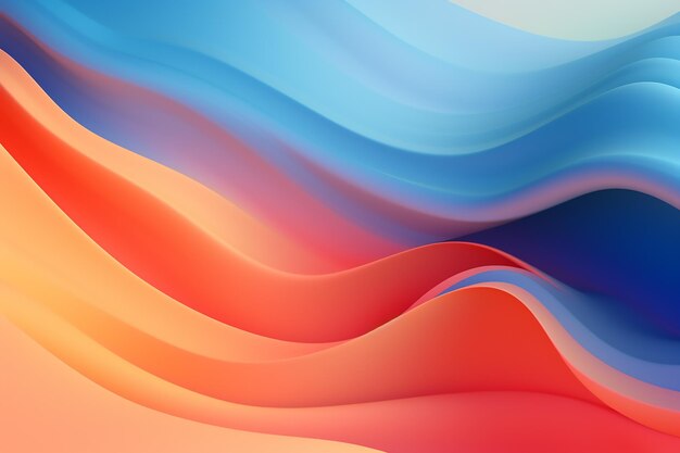 Wavy shape abstract background