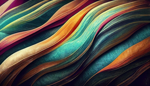 Wavy woolen textile material fabric texture background