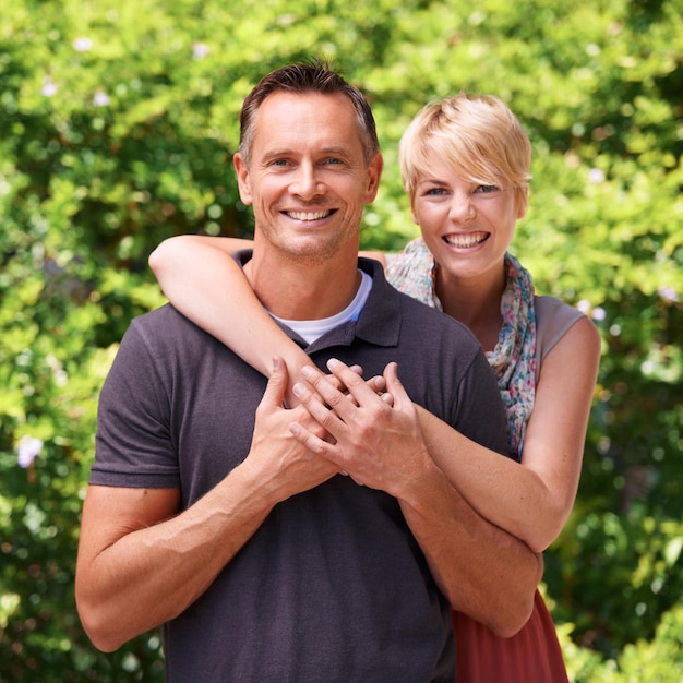 We put our marriage first Shot of a loving mature couple enjoying a day at the park