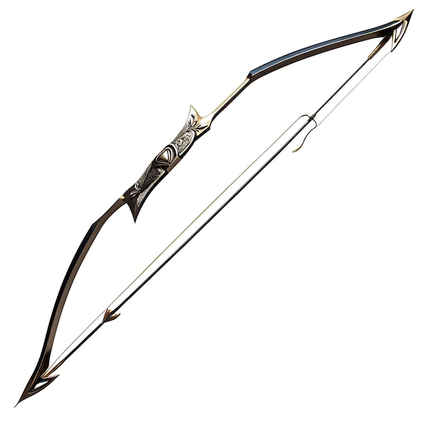 a weapon bow arrow digital art perfect composition beautiful detailed