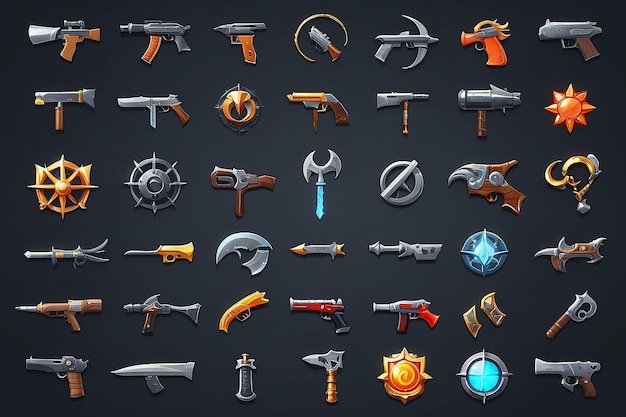 Photo weapon icons