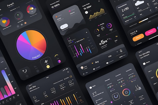 Weather app uiux kit elements