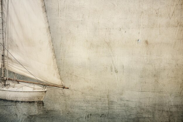 Photo weathered sailcloth on an old yacht vint vintage background image vintage wallpaper design