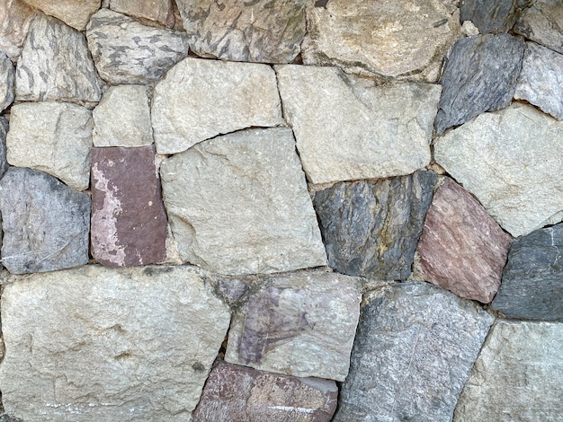 Weathered stone paving walking way surface background.