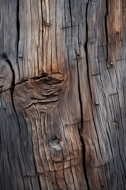 Photo weathered wooden beam texture