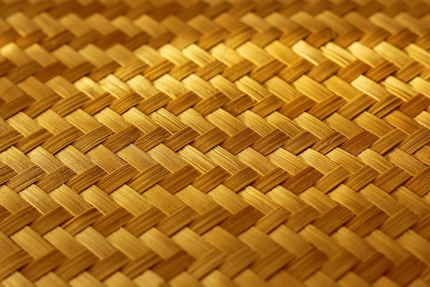 Weave texture natural straw background the texture of rattan weaving heterogeneity and uniqueness of