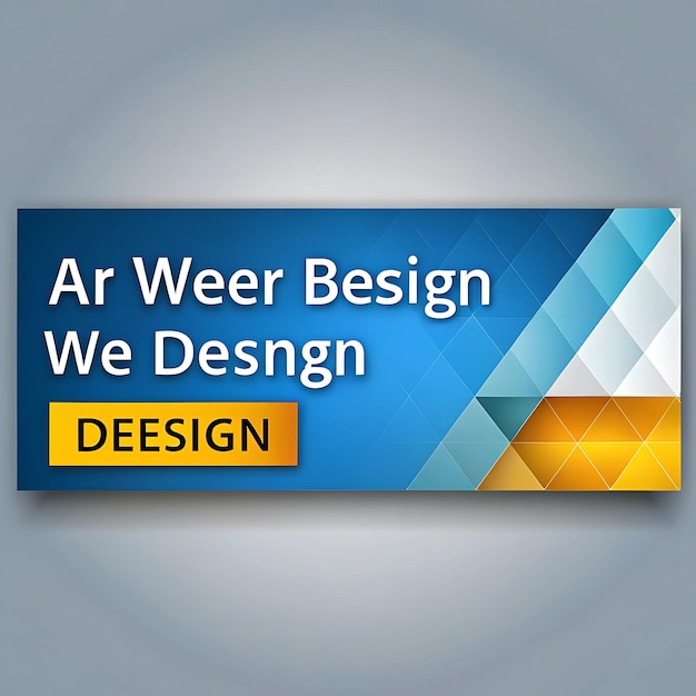 Photo web banner design