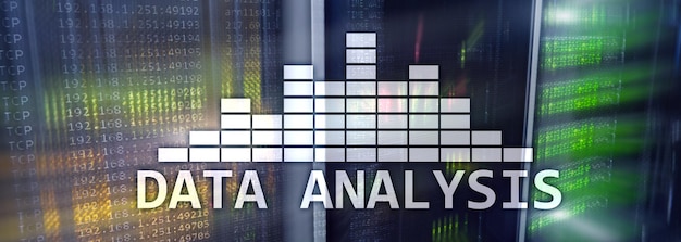 Website Header Wallpaper Big Data analysis Data center