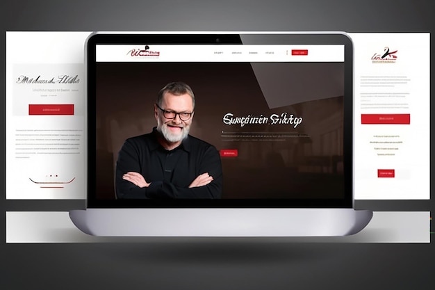 Website template design