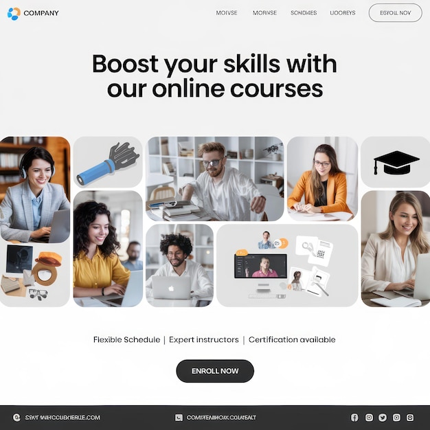 a website for the website that saysyour skills with your skills