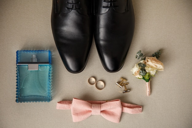 Photo wedding accessories for the groom