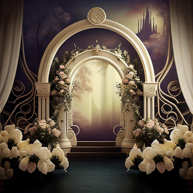 Wedding Backdrop Wallpaper