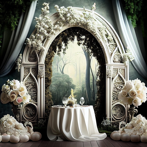 Wedding Backdrop Wallpaper